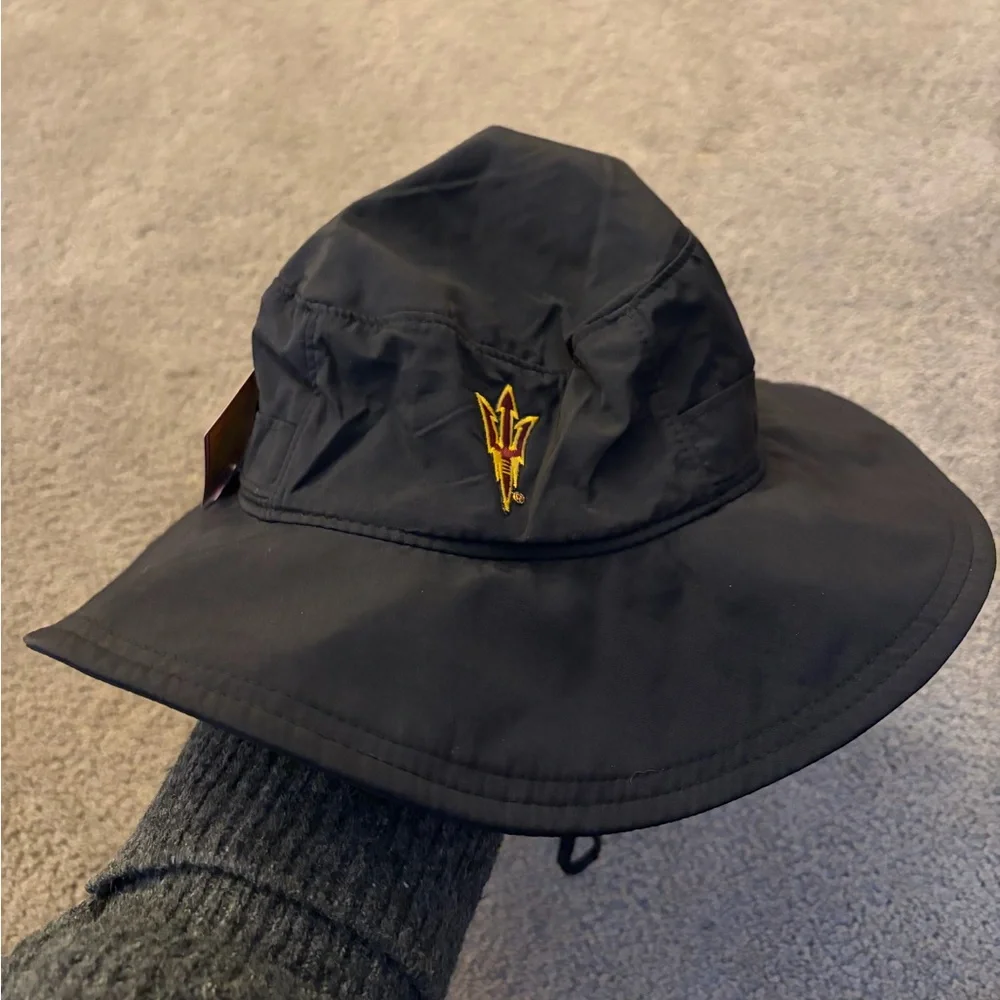 Arizona State Sun Devils Bucket Hat Black Logofit OSFM NCAA - Picture 5 of 6